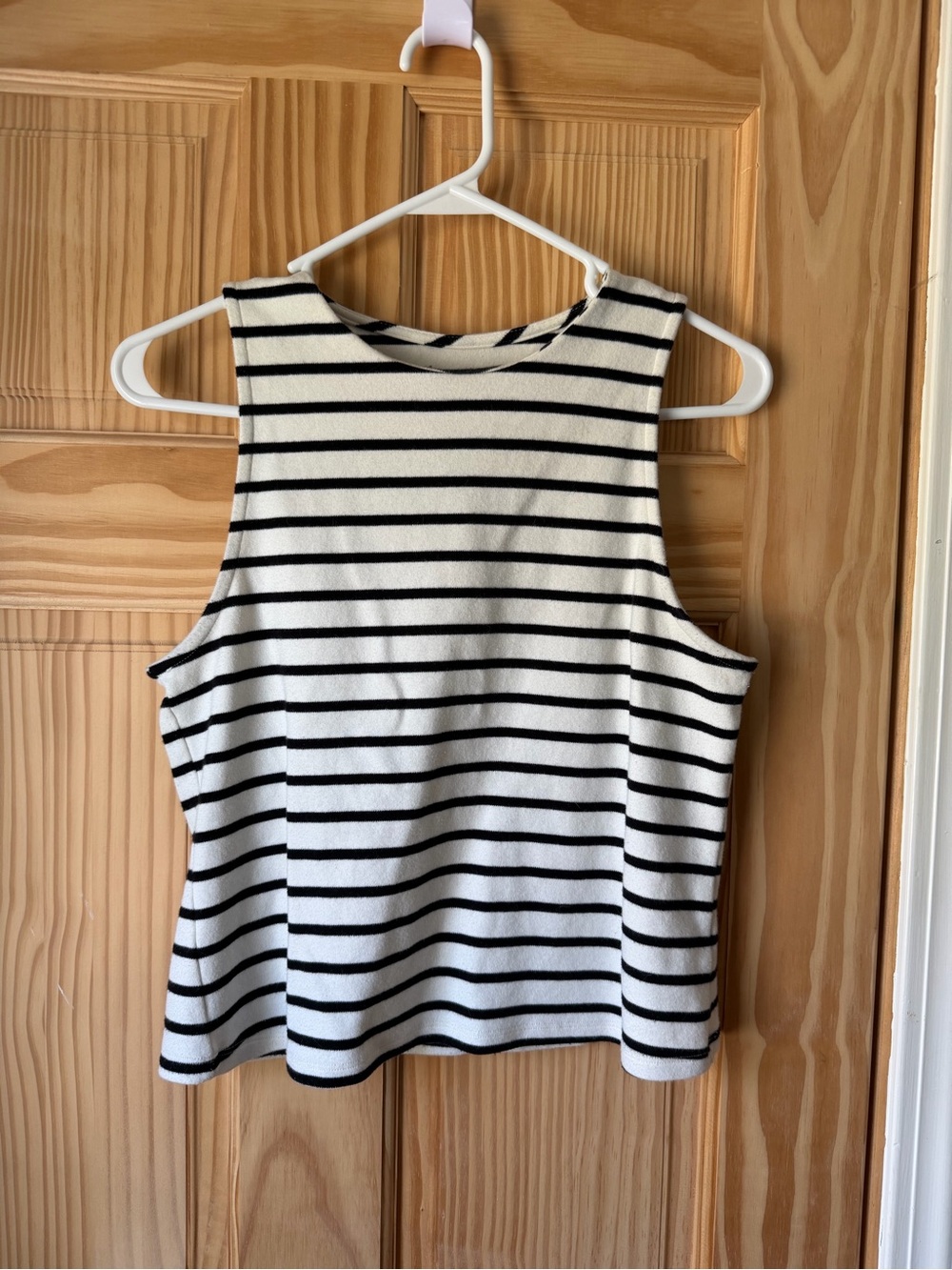 Black & White Striped Tank Top